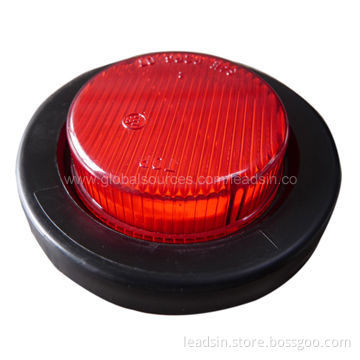 LED side marker light with PC lens, PVC grommet, red, amber and white light available